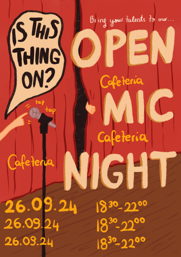 Open Mic Night poster design