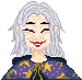 Witch pixel art — cute expression