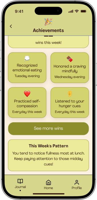 Achievements screen 2