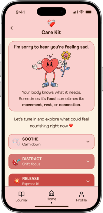 Care Kit screen 3